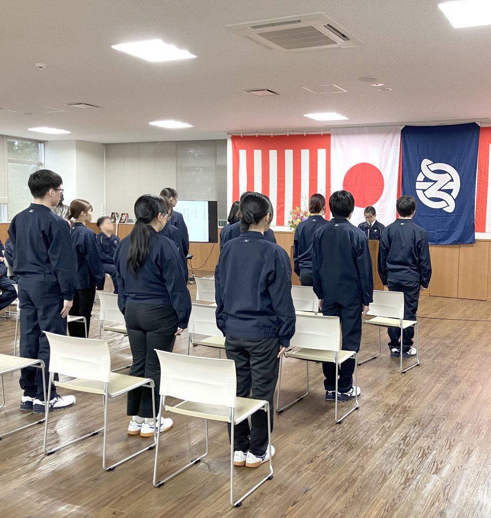 新入社員が入社しました。