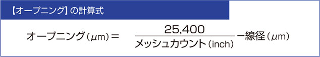 オープニング計算式